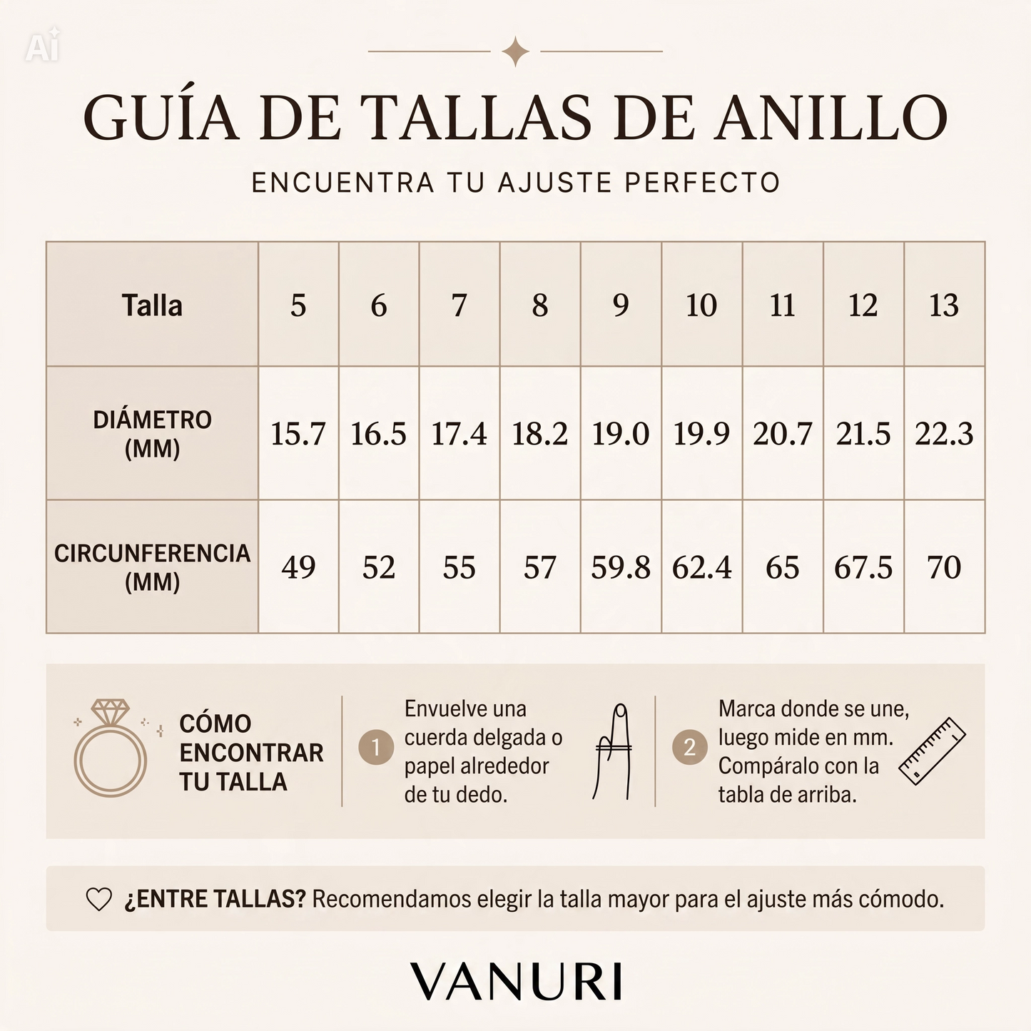 Vanuri™ Anillo Antiansiedad